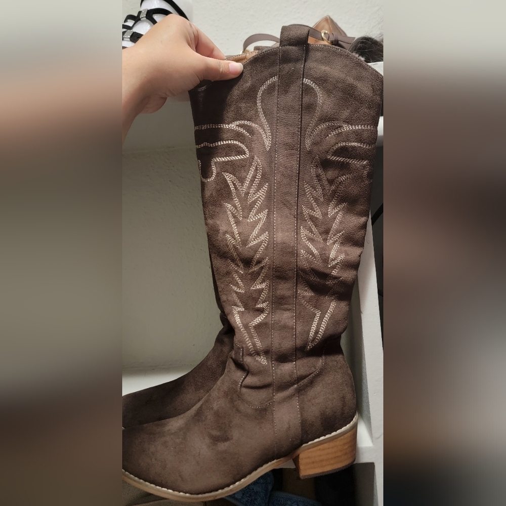 Brown Western Cowboy Boots